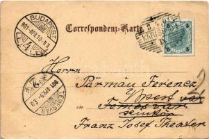 1901 Karlovy Vary, Karlsbad; Vereinslokal d. Radfahrer-Vereines "Austria". Franieck / Club...