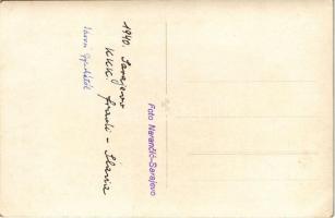 1940 Sarajevo, KK, Ferencváros FC (Fradi, FTC) - SK Slavia focimeccs csoportkép, labdarúgók / footba...
