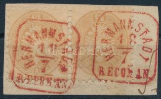 piros / red "HERMANNSTADT / RECOMAN." (Gudlin R!!)