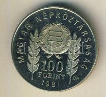1981. 100Ft "1300 éves Bulgária" T:PP