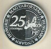 DN "Eurófantáziák-Lánchíd" Ag emlékérem, 20,7g T:PP Csak 2000db! Tanúsítvánnyal! R!