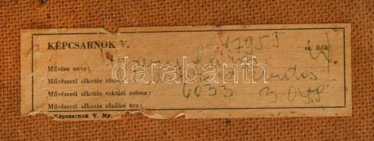 Ujváry Lajos (1925 - 2006): Házak és kertek. Gyimesi sorozat egy része. Olaj, farost, jelezve jobbra...