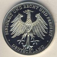 Németország 1990. "Német egység" ffm emlékérem eredeti díszdobozban T:PP