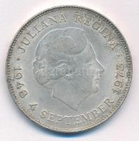 Hollandia 1973. 10G Ag "Julianna - uralkodásának 25. évfordulója" T:AU Netherlands 1973. 10 Gulden Ag "Juliana - 25th Anniversary of Reign" C:AU Krause KM#196