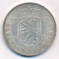 Hollandia 1973. 10G Ag "Julianna - uralkodásának 25. évfordulója" T:AU Netherlands 1973. 1...