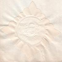 1915 Déva, A M. Kir. Curia gyermektartdíj ügyében kiállított ítélete, fejléces, koronás - tölgyfalev...