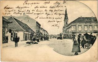 1902 Pancsova, Pancevo; utca / street (fl)