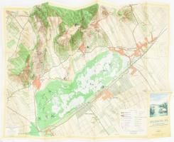 1963 A Velencei-tó és környéke turistatérképe, Bp., Kartográfiai Vállalat, megjelent 4300 példányban, 66,5x47 cm