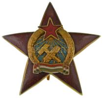 1949. "A Magyar Népköztársasági Érdemrend IV. fokozata" zománcozott, aranyozott bronz kitüntetés T:VF zománchiba, karcok, lakk / Hungary 1949. "Order of Merit of the Hungarian People's Republic, 4th Grade" enamelled gilt bronze decoration C:VF enamel error, scratches, lacquer NMK 532.