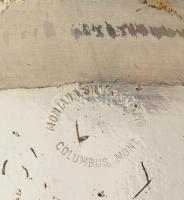 Amerikai Lótartó Egyesület (AQHA) ezüstözött övcsat, kopással, 12,5 x 10 cm