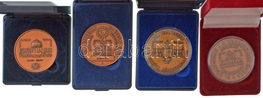 2001. "HunFila 2001. - 74. Bélyegnap Győr / Az államalapítás ezeréves emlékére" bronz emlé...