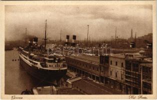 Genova, Genoa; Nel Porto / steamships