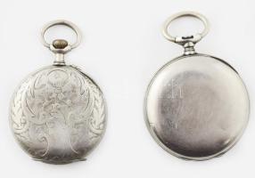 Zsebóra, 2 db, sérültek, d: 4,5 cm