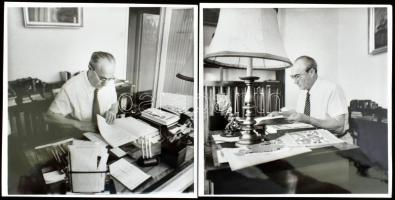 Ferencsik János (1907-1984) karmesterről készített 7 db fotó Kiss György Pál pecséttel jelzett fotók...