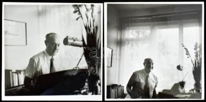 Ferencsik János (1907-1984) karmesterről készített 7 db fotó Kiss György Pál pecséttel jelzett fotók...