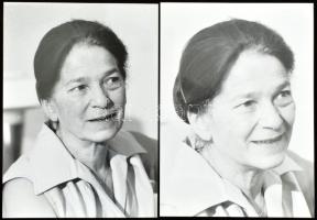Fischer Annie (1911-1995) Kossuth-díjas zongoraművészről karmesterről készített 7 db fotó Matz Károl...