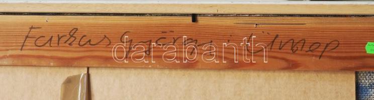 Farkas György (1911-1995): Ünnep. Olaj, vászon, jelzett a hátoldalán, keretben, 85x110 cm. KIZÁRÓLAG...