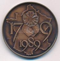Fritz Mihály (1947-) 1989. "A francia szabadságharc 200. évfordulója (Szabadság, Egyenlőség, Te...