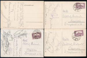 1925-1926 Bükkhely Gáborné részére szóló képeslapok, rajtuk Jávor Pál (1902-1959) színész soraival, ...