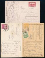 1925-1926 Bükkhely Gáborné részére szóló képeslapok, rajtuk Jávor Pál (1902-1959) színész soraival, ...