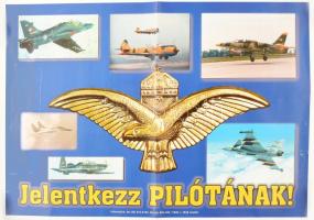Jelentkezz pilótának katonai toborzási plakát 35x50 cm