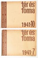 1941 A Tér és Forma c. folyóirat 7. és 10. száma