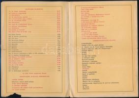 1965 magyar Diafilmgyártó Vállalat Diafilm árjegyzék 10 p