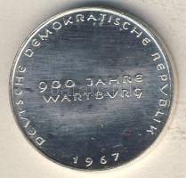 NDK 1967. "900 éves Wartburg" Ag 8,8g emlékérem eredeti díszdobozban T:BU