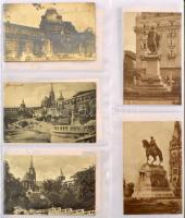 BUDAPEST - Kb. 378 db régi képeslap albumban
