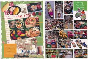 THAIFÖLD - 39 db modern nagy alakú képeslap / THAILAND - 39 modern big sized postcards