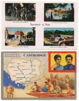 VIETNAM - 34 db főleg régi képeslap / 34 unused mostly pre-9150 postcards