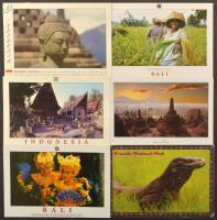 INDONÉZIA - 67 db modern nagy alakú képeslap / INDONESIA - 67 modern big sized postcards