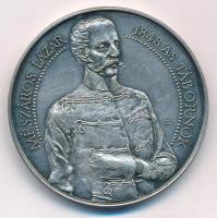 Fűz Veronika (1951-) 1991. Mészáros Lázár 1848-as tábornok / Földi maradványai bajai temetésének tiszteletére - Bajai Éremgyűjtők ezüstpatinázott bronz emlékérem (42,5mm) T:1- Adamo BA6