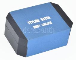 Yishi férfi és női karóra pár, kvarc, díszdobozban