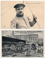 Repülés, repülőgépek - 28 db főleg régi képeslap vegyes minőségben, főleg francia és német / Aircraf...