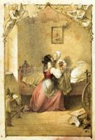 Karády Ignác Regék. Nagyobb gyermekek számára.
Pesten, 1847. Heckenast. 1 színes lith. t. + IV + 20...