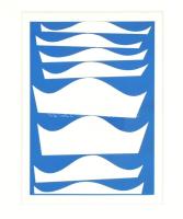 Sophie Taeuber-Arp (1889-1943): Struktúra (cím nélkül). Szitanyomat, papír, jelzés nélkül, Galerie D...