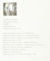 Sophie Taeuber-Arp (1889-1943): Struktúra (cím nélkül). Szitanyomat, papír, jelzés nélkül, Galerie D...