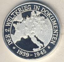 Németország DN "Erwin Rommel" Ag 25,8g emlékérem T:PP