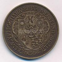 Tóth Sándor (1933-) 1987. "MÉE Hajdú-Bihar Megyei szervezete / Rákóczi György" bronz emlék...