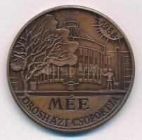Rajki László (1939-) 1988. "MÉE Orosháza / Eötvös József" bronz emlékérem (42,5mm) T:UNC A...