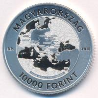 2018. 10.000Ft Ag "100 éve ért véget az első világháború" kapszulában T:PP Adamo EM367