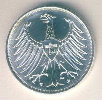 Németország 1991. "Német pénzügy" 5M nagyalakú utánverete Ag T:BU