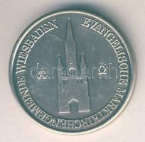 NSZK 1987. "Marktkirche - Wiesbaden" antikolt ffm emlékérem T:1
