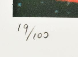 Andy Warhol (1928-1987): Mickey Mouse. Ofszet litográfia, papír, jelzett a nyomaton. Kézzel sorszámo...