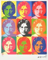 Andy Warhol (1928-1987): John Lennon. Ofszet litográfia, papír, jelzett a nyomaton. Kézzel sorszámozott: 29/100, jelzett a nyomaton. Georges Israel editeur - Leo Castellli New York, szárazpecséttel, tanúsítvánnyal / Ofset Lithography on paper, with certificate 43,5x36 cm