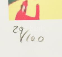 Andy Warhol (1928-1987): John Lennon. Ofszet litográfia, papír, jelzett a nyomaton. Kézzel sorszámoz...