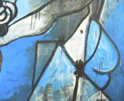 Pablo Picasso (1881-1973): Akt. Ofszet litográfia, papír. Sorszámozott 100/200.Jelzett a nyomaton. T...