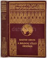 Baktay Ervin (1890-1963): A boldog völgy országa. Barangolások Kasmirban. A Magyar Földrajzi Társaság Könyvtára. Bp., [1934], Franklin-Társulat, 1 t.+ 220+(2) p.+ 28 (kétoldalas fekete-fehér képtáblák) t.+ 2 térkép. Kiadói aranyozott egészvászon sorozatkötésben, kopott borítóval.