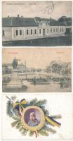 7 db RÉGI képeslap: Stubnyafürdő, Marosvásárhely, Elsa Galafrés, I. Ferenc József, Váratlan akadály ...